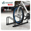 Fahrradständer für 3 Fahrräder, Boden und Wandmontage, Schwarz - VOUNOT DE