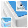 Rutschfester Tritthocker bis 180 kg, Steighilfe & Einstiegshilfe Trittstufe 43x33x11 cm Blau - VOUNOT DE
