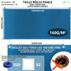 Poolabdeckung Rechteckig 160g/m² Doppelter Poolplane mit DIY-Drainagelöchern & Aluminiumösen, 8X14m - VOUNOT DE