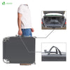 2er Set Sonnenliege mit Dach, 190 x 58 x 27 cm  Grau - VOUNOT DE