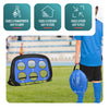 Fußballtor für Kinder 2er Set, 4 in 1 Klappbares Pop Up Tor 120x80x80cm - VOUNOT DE