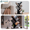 Bücherregal Baumform Standregal Bücher Regal 30x16x60 cm Schwarz