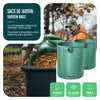 500 Liter Gartensack Gartenabfallsack mit Griffen, Laubsack für Grünabfall, 2er Set - VOUNOT DE