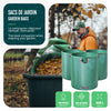 500 Liter Gartensack Gartenabfallsack mit Griffen, Laubsack für Grünabfall, 3er Set - VOUNOT DE