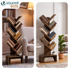 Bücherregal Baumform Standregal Bücher Regal 38x19x113 cm Braun
