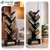 Bücherregal Baumform Standregal Bücher Regal 38x19x113 cm Schwarz