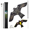 2er Set Vogelschreck Falke Drachen mit 4m Teleskopstange, Stil F&G - VOUNOT DE