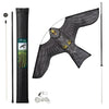 Vogelschreck Falke Drachen mit 4m Teleskopstange, Stil D - VOUNOT DE