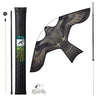 Vogelschreck Falke Drachen mit 4m Teleskopstange, Stil F - VOUNOT DE