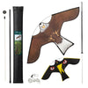 2er Set Vogelschreck Falke Drachen mit 4m Teleskopstange, Stil B&G - VOUNOT DE