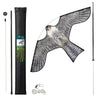 Vogelschreck Falke Drachen mit 4m Teleskopstange, Stil A - VOUNOT DE