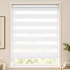 Doppelrollo klemmfix ohne Bohren, Duo Rollo Klemmrollo für Fenster und Tür, 100x150 cm, Weiß