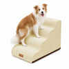 Hundetreppe Haustiertreppe aus hochdichtem Schwamm, rutschfest, 72x40x50cm Beige
