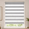 Doppelrollo klemmfix ohne Bohren, Duo Rollo Klemmrollo für Fenster und Tür, 90x150 cm, Grau