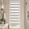 Doppelrollo klemmfix ohne Bohren, Duo Rollo Klemmrollo für Fenster und Tür, 50x150 cm, Grau
