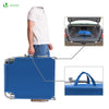 2er Set Sonnenliege mit Dach, 190 x 58 x 27 cm  Blau - VOUNOT DE