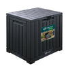 126L Gartenbox Aufbewahrungsbox mit integriertem 56 x 44 x 53 cm, Anthrazit