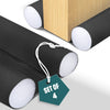 4er Set Türdichtung unten, zuschneidbare Zugluftstopper für Türen, 96 cm, Schwarz - VOUNOT DE