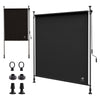 Klemmmarkise Senkrechtmarkise mit Handkurbel 100x310 cm Anthrazit - VOUNOT DE