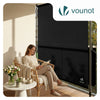 Klemmmarkise Senkrechtmarkise mit Handkurbel 100x310 cm Anthrazit - VOUNOT DE