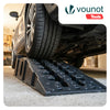 2er Set Auffahrrampe PKW bis 5T PP 91x30.5x22cm Schwarz - VOUNOT DE