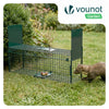 Marderfalle Lebendfalle Metall Tierfalle mit Griff, 80x26x34cm Grün - VOUNOT DE