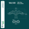 Vogelschreck Falke Drachen Stil E (ohne Stange) - VOUNOT DE