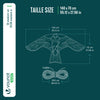 Vogelschreck Falke Drachen Stil B (ohne Stange) - VOUNOT DE