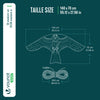 Vogelschreck Falke Drachen Stil D (ohne Stange) - VOUNOT DE