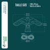 Vogelschreck Falke Drachen Stil F (ohne Stange) - VOUNOT DE