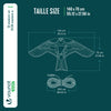 Vogelschreck Falke Drachen Stil C (ohne Stange) - VOUNOT DE