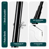 2er Set Vogelschreck Falke Drachen mit 4m Teleskopstange, Stil C&G - VOUNOT DE