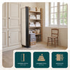 Paravent Raumteiler 6 Teilig Freistehend Stoff Trennwand 340 x 30 x 164 cm Beige
