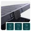 126L Gartenbox Aufbewahrungsbox mit integriertem 56 x 44 x 53 cm, Anthrazit