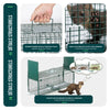Marderfalle Lebendfalle Metall Tierfalle mit Griff, 80x26x34cm Grün - VOUNOT DE