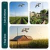 2er Set Vogelschreck Falke Drachen mit 4m Teleskopstange, Stil E&G - VOUNOT DE