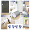 3er Set Türdichtung unten, zuschneidbare Zugluftstopper für Türen, 96 cm, Grau - VOUNOT DE