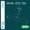 35er Set verzinkt Metall Rasenkante Beeteinfassung 100×13 cm, Braun