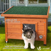 Katzenhaus aus Holz, Katzen Haus Katzenhütte für Draussen Outdoor - VOUNOT DE