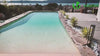 Poolabdeckung Rechteckig 160g/m² Doppelter Poolplane mit Aluminiumösen 4X7m
