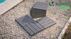 11 Stück Terrassenfliesen 30x30 cm, Klickfliesen Outdoor 1m² Anthrazit