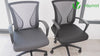 Bürostuhl ergonomisch, Schreibtischstuhl mit Lendenwirbelstütze Grau