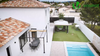 Pavillon Faltbar 3.6x3.6m, Pop Up Faltpavillon Gartenzelt Partyzelt Gartenpavillon, Grau