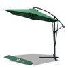 300 cm Ampelschirm, Sonnenschirm mit Windsicherung und Schutzhülle, Grün - VOUNOT DE