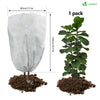 3er Set Winterschutz für Pflanzen Kübelpflanzen, Frostschutz Kübelpflanzensack mit Kordelzug, 80g/m², 80 x 100 cm - VOUNOT DE