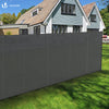Zaunblende 1.5×10m, Sichtschutz Zaun 150 g/m² HDPE Schattiernetz, Grau - VOUNOT DE
