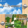 Sonnensegel Befestigung Kit, 24-teiliges Edelstahl Sonnensegel Montage Zubehör Set für Dreieckige Rechteckige Sonnensegeln - VOUNOT DE