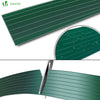 Sichtschutzstreifen für Doppelstabmatten 75m x 4.7cm, PVC Sichtschutz Zaun mit 150 Clips, Grün - VOUNOT DE