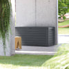 280 Liter Kissenbox, Gartenbox Aufbewahrung Wasserdicht Auflagenbox, Anthrazit - vounot