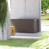 280 Liter Kissenbox, Gartenbox Aufbewahrung Wasserdicht Auflagenbox, Brown - vounot